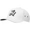 TaylorMade Lifestyle Metal Eyelet Flatbill Adjustable Golf Hat, white-v-2-z