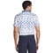 Puma Men's Fair Isle Print Golf Polo, whiteblack-v-4-z