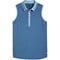 Puma Women's Fair Isle Sleeveless Golf Polo, z-blue-v