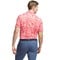 adidas Men's Ultimate365 Mesh Print Golf Polo, pink-v-3-z