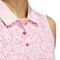 adidas Women's Ultimate365 Printed Sleeveless Golf Polo, pink-v-4-z
