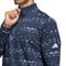 adidas Men's Core Printed 1/4 Zip Golf Pullover, navywhite-v-4-z