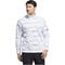 adidas Men's Core Printed 1/4 Zip Golf Pullover, whitenavy-v-2-z