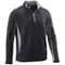 Callaway Men's Opti-Dri Midweight Textured 1/4 Zip Golf Pullover, black-x-2-z