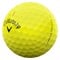 Callaway 2024 Chrome Tour X Yellow Personalized Golf Ball, yellow-v-3-z