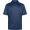 Greg Norman Men's ML75 Recycled Microlux Three Tone Stripe Golf Polo - Previous Season Style, navy-v-2-z