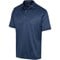 Greg Norman Men's ML75 Recycled Microlux Three Tone Stripe Golf Polo - Previous Season Style, z-navy-v