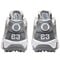 NIKE Air Jordan Retro 9 NRG Golf Shoes, grey-v-9-z