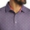 FootJoy Men's Flying Wasp Print Lisle Golf Polo, purpleblack-v-3-z