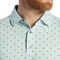 FootJoy Men's Flying Wasp Print Lisle Golf Polo, whitegreen-v-3-z