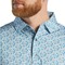 FootJoy Men's Allover Floral Print Lisle Golf Polo, whiteblue-v-3-z
