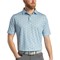 FootJoy Men's Allover Floral Print Lisle Golf Polo, z-whiteblue-v
