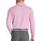 FootJoy Men's Long Sleeve Sun Protection Golf Shirt, pinkwhite-v-2-z
