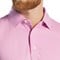 FootJoy Men's Long Sleeve Sun Protection Golf Shirt, pinkwhite-v-3-z