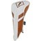 IZZO Premium Driver Club Headcover, z-whitebrown-v