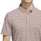adidas Men's Go To Printed Stripe Golf Polo, cardinal-v-6-z