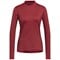 adidas Women's Two Tone Mock Golf Top, burgundy-v-2-z