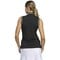 adidas Women's Ult 365 Solid Zip Sleeveless Golf Polo, black-v-3-z