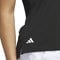 adidas Women's Ult 365 Solid Zip Sleeveless Golf Polo, black-v-4-z