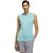 adidas Women's Ult 365 Solid Zip Sleeveless Golf Polo, ltgreen-v-2-z