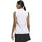 adidas Women's Ult 365 Solid Zip Sleeveless Golf Polo, white-v-3-z