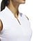 adidas Women's Ult 365 Solid Zip Sleeveless Golf Polo, white-v-5-z