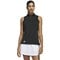 adidas Women's Ult 365 Zip Sleeveless Golf Mock Top, black-v-2-z