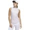 adidas Women's Ult 365 Printed Sleeveless Golf Mock Top, beige-v-2-z