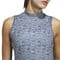 adidas Women's Ult 365 Printed Sleeveless Golf Mock Top, navy-v-4-z