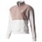 adidas Women's Colorblock 1/4 Zip Golf Pullover, beige-x-2-z