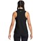 NIKE Women's Victory Sleeveless Golf Polo, black-v-2-z