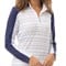 San Soleil Women's Line-Up 1/2 Zip Golf Pullover, navy-v-5-z
