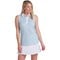 Puma Women's Cloudspun Scallop Sleeveless Golf Polo, ltblue-v-3-z