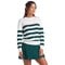 Puma Women's Resort Stripe Golf Sweater, green-v-3-z