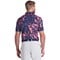 Puma Men's MATTR Broken Flower Golf Polo, navy-v-4-z