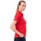 Nivo Women's Brenna Mock Golf Top, red-v-2-z