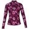 Jofit Women's Artsy Floral 1/4 Zip Golf Pullover, z-blackpink-v