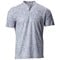TGW Men's Printed Collarless Golf Polo, z-grey-x