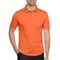 366 Golf Men's Round Hem Golf Polo, coral-v-2-z