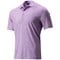 Greg Norman Men's ML75 Stretch Print Golf Polo, purple-x-2-z