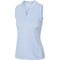 366 Golf Women's Sleeveless Waffle Golf Polo, z-lightblue-v