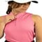366 Golf Women's Sleeveless Blade Collar Zip Golf Polo, coral-v-2-z
