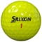 Srixon Z-Star 9 XV Golf Balls, yellow-v-2-z
