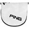 PING Icon Mallet Putter Headcover, z-white-v