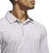 adidas Mens Ult 365 Texture Print Golf Polo, beige-v-4-z