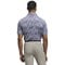 adidas Mens Ult 365 Texture Print Golf Polo, navy-v-3-z