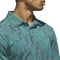adidas Mens Ult 365 Texture Print Golf Polo, teal-v-4-z