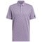 adidas Mens Ult 365 Houndstooth Jacquard Golf Polo, z-violet-v