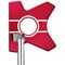 Evnroll Zero Series Z1 Red Putter, 3-z
