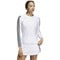 adidas Women's Ultimate365 Knit Long Sleeve Golf Shirt, white-v-2-z